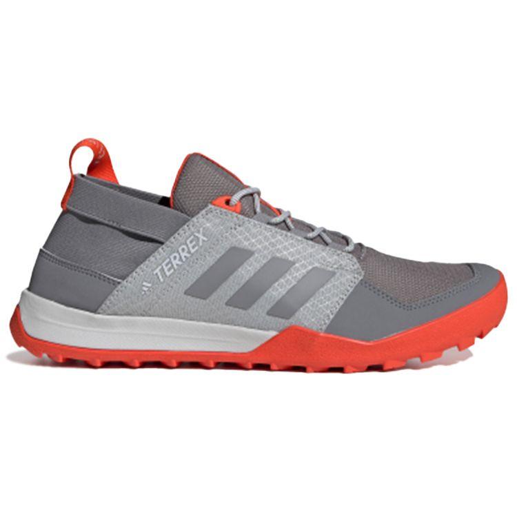 Adidas Terrex CC Daroga Casual Versatile Non-Slip Durable Breathable Low-Top Outdoor Functional Shoes Men Shoes Gray Orange BC0983