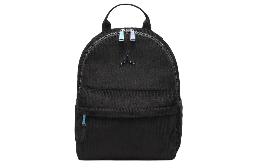 Jordan Cotton Corduroy Fabric Backpack Mini Men's Black FZ1731-010