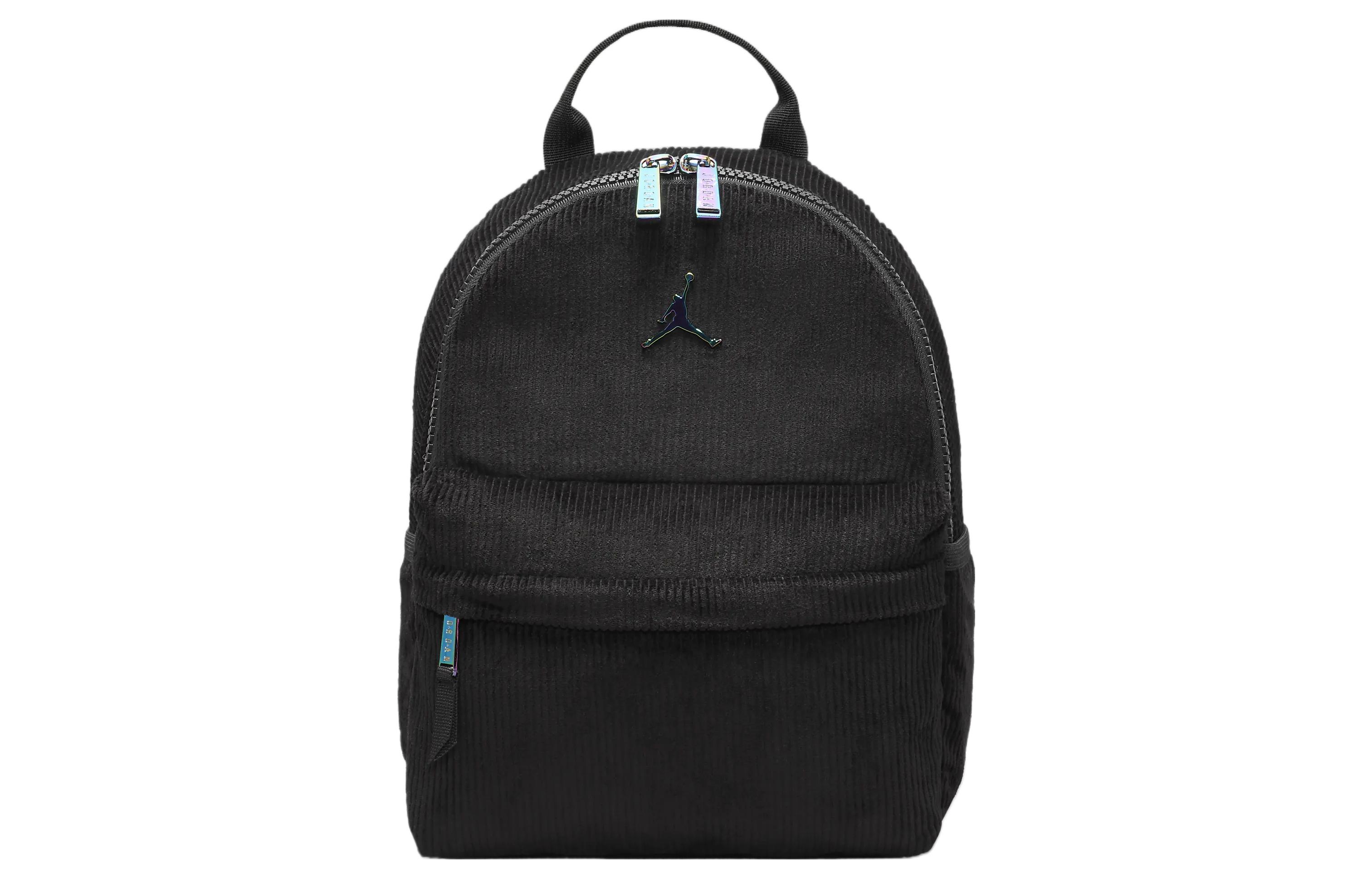 Jordan Cotton Corduroy Fabric Backpack Mini Men s Black FZ1731-010 Mini