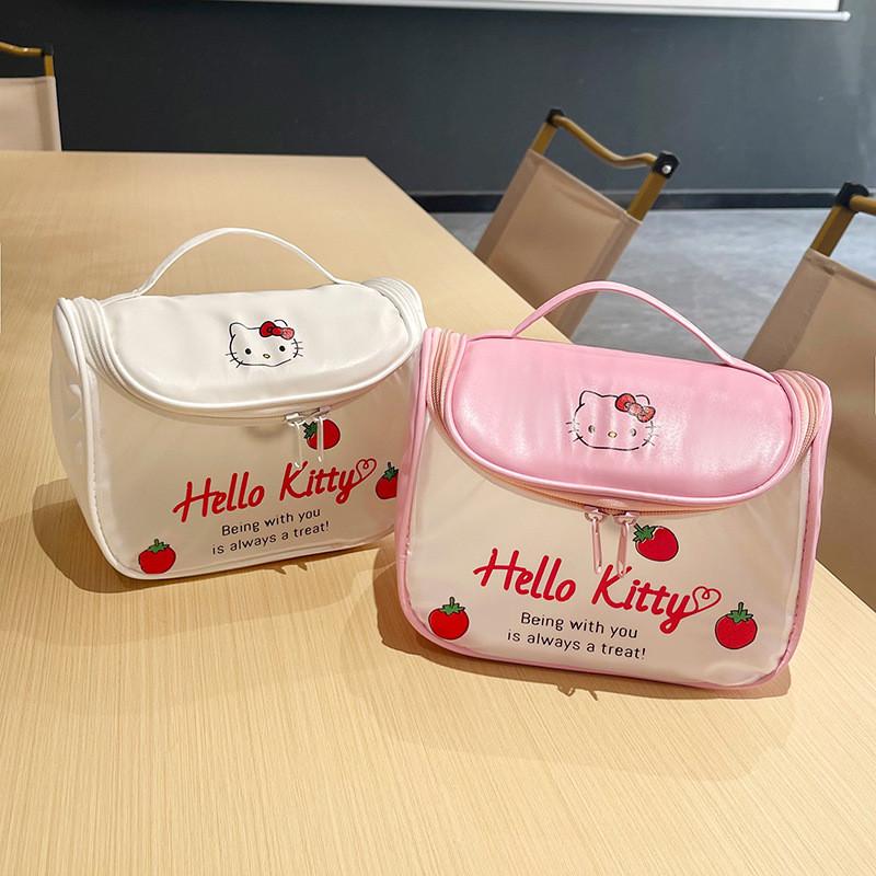 Wasserdichte PVC-Kosmetiktasche Hello Kitty mit großem Fassungsvermögen für den täglichen Gebrauch Mädchen