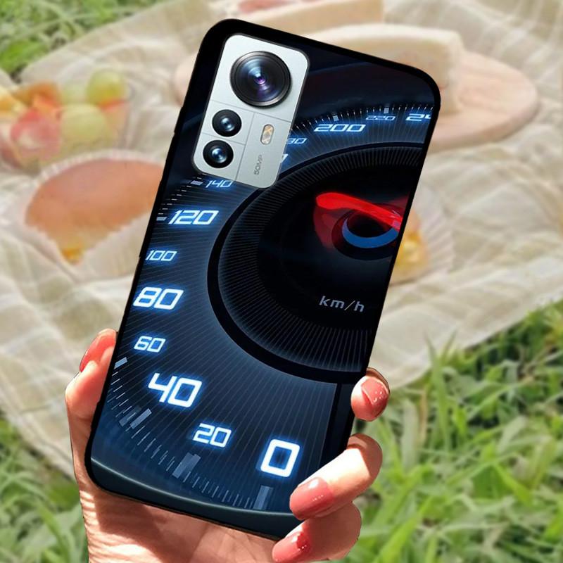 For Xiaomi Mi 12 Case 12X 12S Soft Silicone Cartoon Painted Phone Cover For Xiaomi 12 Pro Case 12S PRO Shockproof Coques Bumper