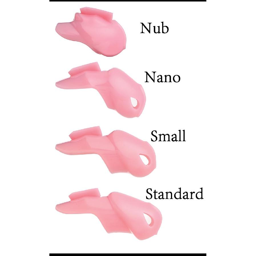 HT-V5 Clear Design Ring Harz Keuschheitsgürtel/Gürtelkäfig Holy Trainer Click &