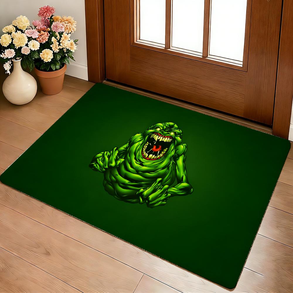 American Movie Ghostbusters Floor Mat Cozy Flannel Soft Thick Non-Slip Mat For Living Room Bedroom Kitchen Decor Rugs