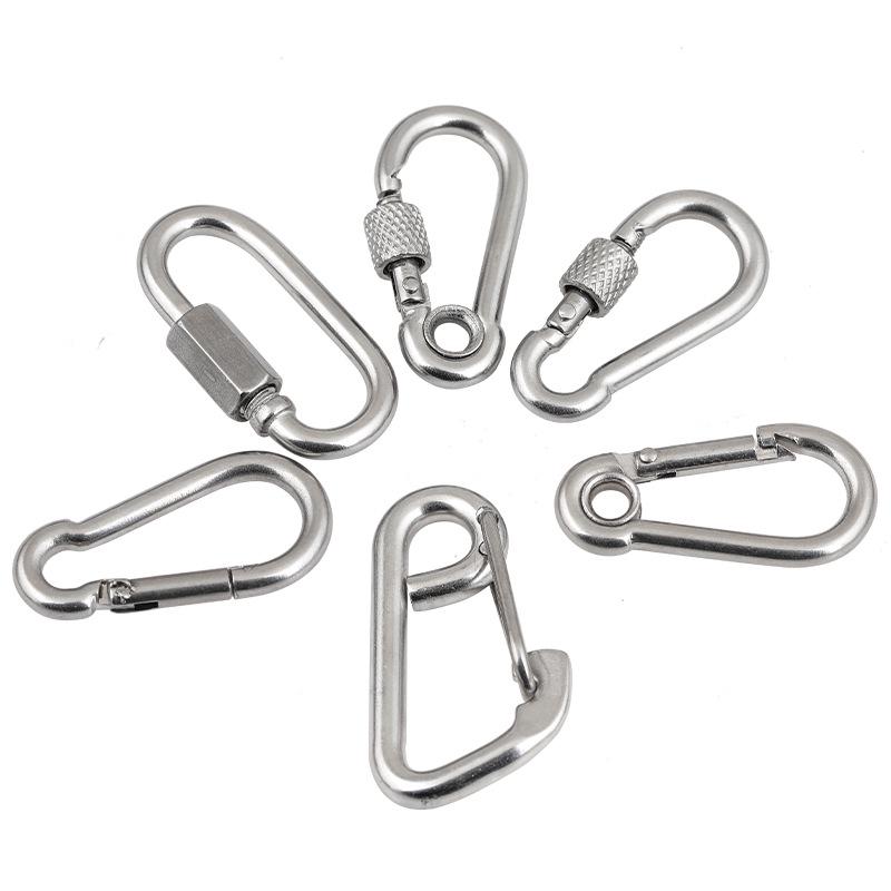 304 Edelstahl Hochfester Karabinerhaken für Hundeleine M4-M12