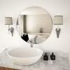 VidaXL Miroir mural 60 cm Rond Verre