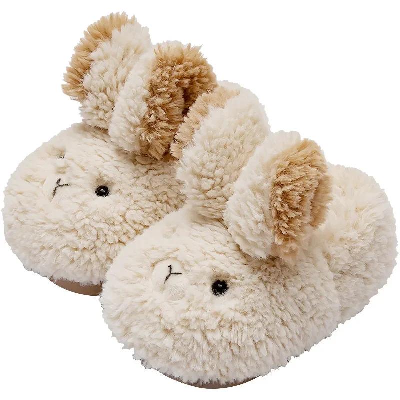 Winter Child Slippers Cute Cartoon Girls' Shoes Plush Bag Root Kid Home Shoes Warm Comfort Casual Shoe Child Boy Pantuflas Niño