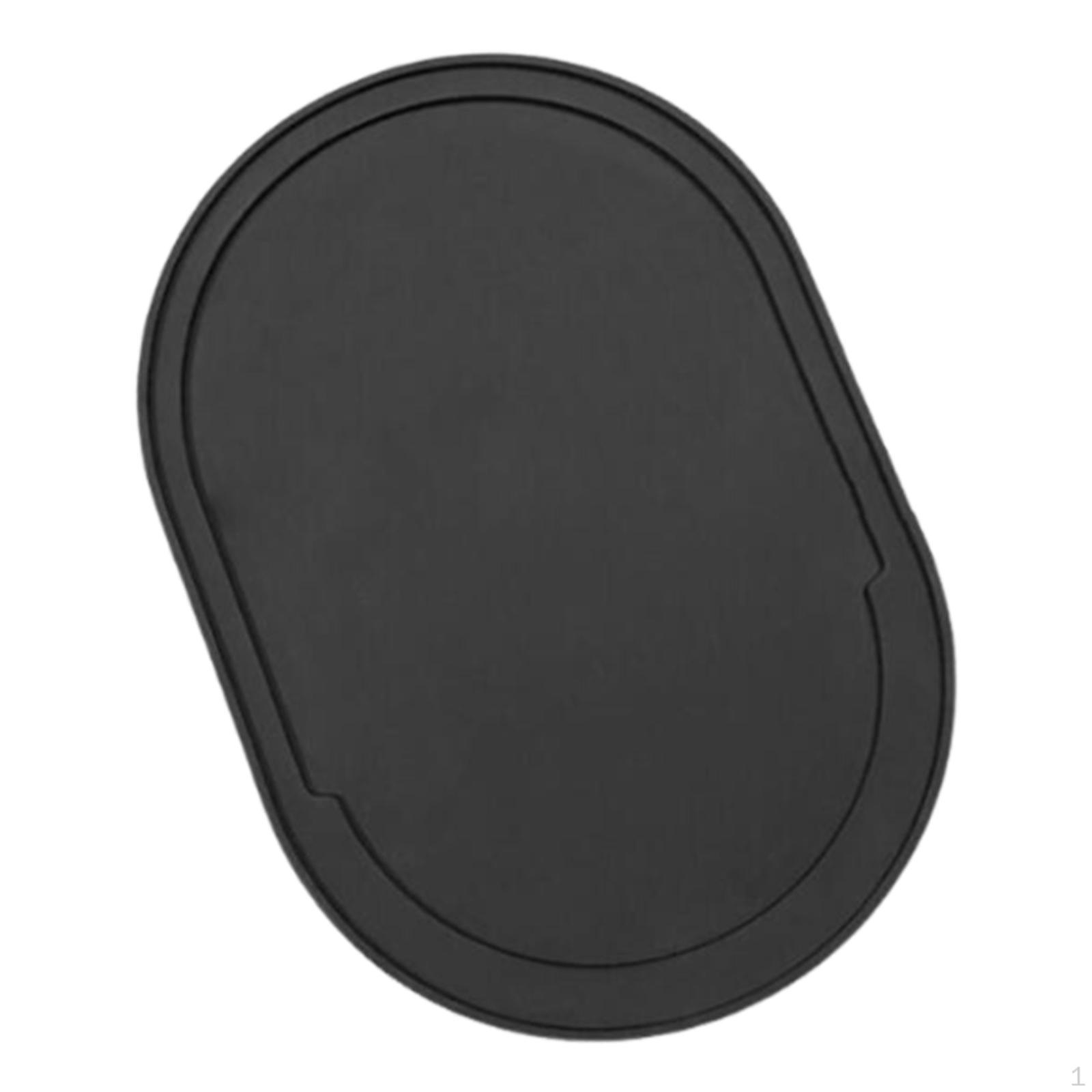 

Силиконовый нескользящий коврик-подставка для сбора капель, только коврик, расширенный край, легко чистить, аксессуары для кофемашины, сушка