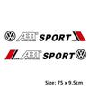 Valve Stems Caps 2Pcs Car Side Door Sticker Cool Decal Decoration Styling For VW Volkswagen Golf Polo Passat Touran Accessories