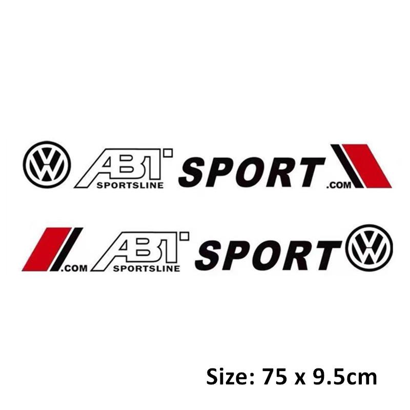 Valve Stems Caps 2Pcs Car Side Door Sticker Cool Decal Decoration Styling For VW Volkswagen Golf Polo Passat Touran Accessories