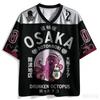 Y2K Osaka Octopus Pattern 3D Print Men sport V-neckT-shirt Outdoor street casual Fashion Quick-drying Breatha parent-child cloth