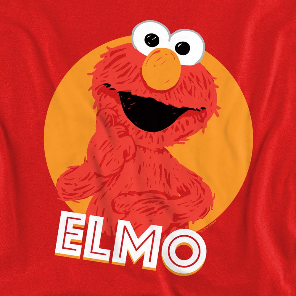 Sesame Street Unisex Adult Elmo Scribble Sweatshirt
