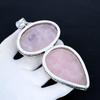 Rose Quartz Pendant, 925 Sterling Silver Handmade Jewelry, Rose Quartz Silver Pendant, Party Wear Jewelry For Women's, Pendant Wadding Gift