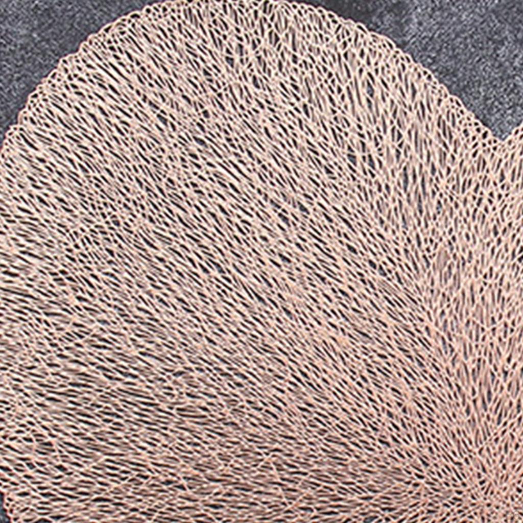 6 Pcs Heart Shaped Placemats Valentine's Day Non-Slip Decorative Placemat for Wedding Home