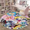 1pc Sailor Moon Carpet, Round Rug, Comfortable, Suitable for Entryways, Living Rooms, Office, And Bedrooms, Christmas Decoration