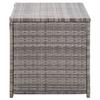 VidaXL Garden Storage Box Wicker Resin 100x50x50 Cm Grey