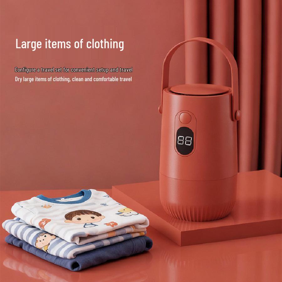 Sèche-linge intelligent portable compact 200W pour les voyages et les déplacements d'affaires - Économe en énergie et facile à ranger