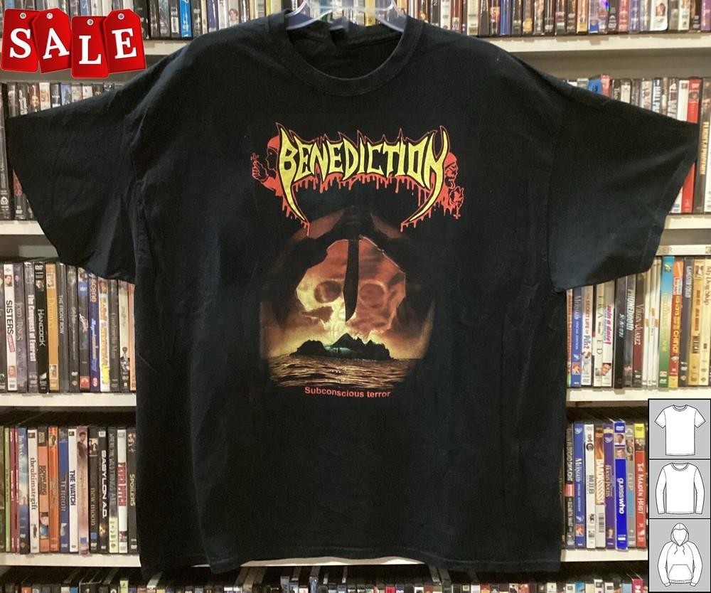 

New Benediction SUBCONSCIOUS TERROR Gift For Fans Unisex S5XL Shirt WE571 Unisex T-Shirt M