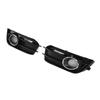 Pair Front Bumper Fog Light Grilles Black 8X0807681A Replacement for A1 Cool Hatchback 2?Door 2014