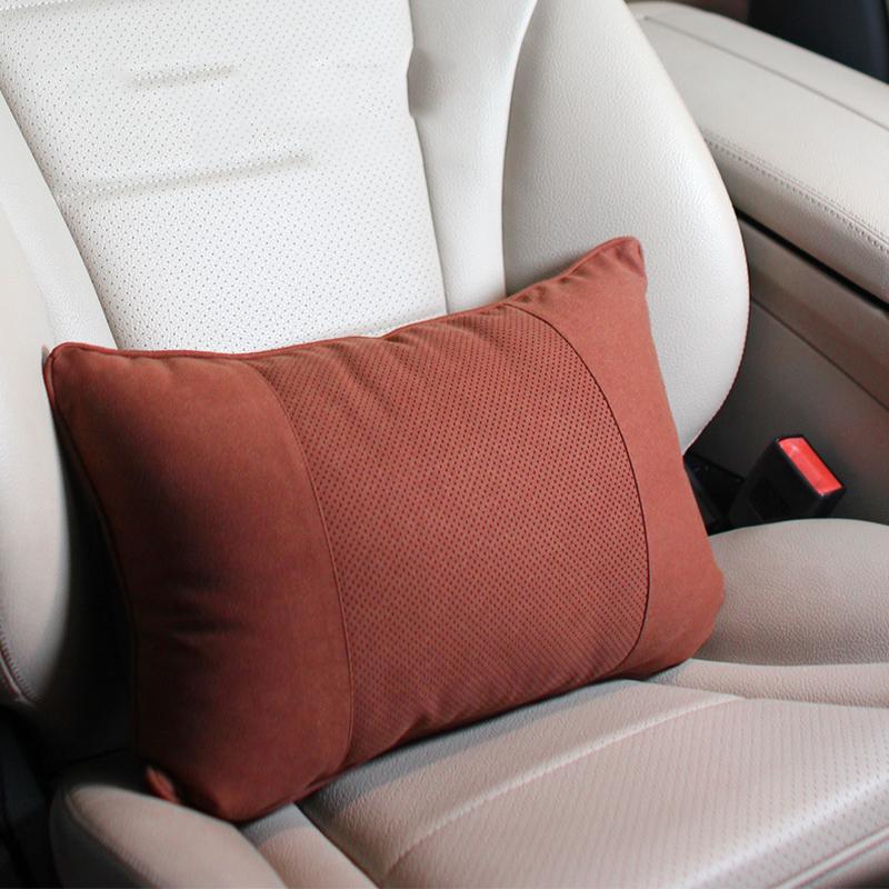 High-Grade Car Neck Pillow For Mercedes Benz Maybach - Breathable Hole Car Headrest Auto Lumbar Pillows Interior Accessories