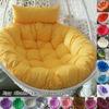 Rattan Swing Chair Cushion Hanging Egg Chair Soft Mat Pad Cover Inoutdoor Patio