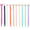 6x 1.0mm Love Heart Ballpoint Pen Smooth Writing Pen Signature Pen Stationery Pen Oil Pen