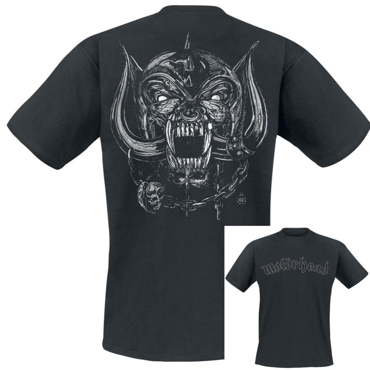 BMG Logo Motrhead TShirt Unisex Women Vintage Metal Rock Band Graphic Tee Cotton Summer Streetwear Top S