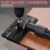 35mm Concealed Hinge Jig Kit Woodworking Hole Drilling Guide Locator Aluminum Alloy Cabinet Hinge Mounting Jig Puncher Template