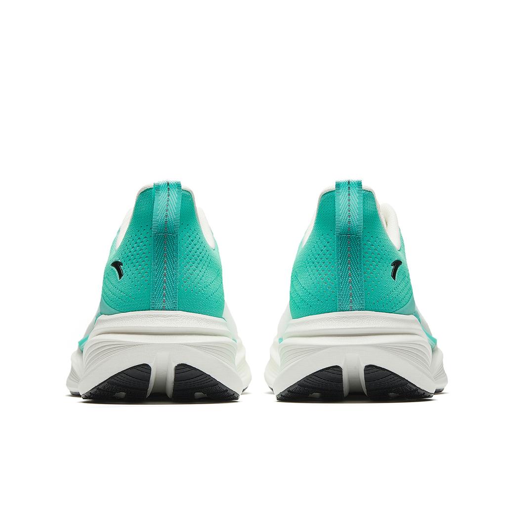 Anta Hydrogen Run Cool Comfortable Versatile Fabric Low-Top Running Shoes Men sneakers Paper-White Clear-Blue 112625542-3