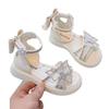 Summer New Trendy Girls Shoes Stylish Fashion Crystal Princess Shoe Versatile Comfort Lightweight Elegant Butterfly Women Sandal