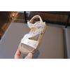 Neuer Eingang Kinder Weichsohlige Rutschfeste Strandschuhe für Mädchen, Sandalen für Mädchen, Koreanischer Stil Blumenmuster Vielseitige Offene Prinzessin Schuhe