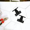 12Pairs Panel Clips Sturdy ABS Furniture Connector Versatile Fitting for Cabinet Wardrobe Shelf Drawer Front Buckle System