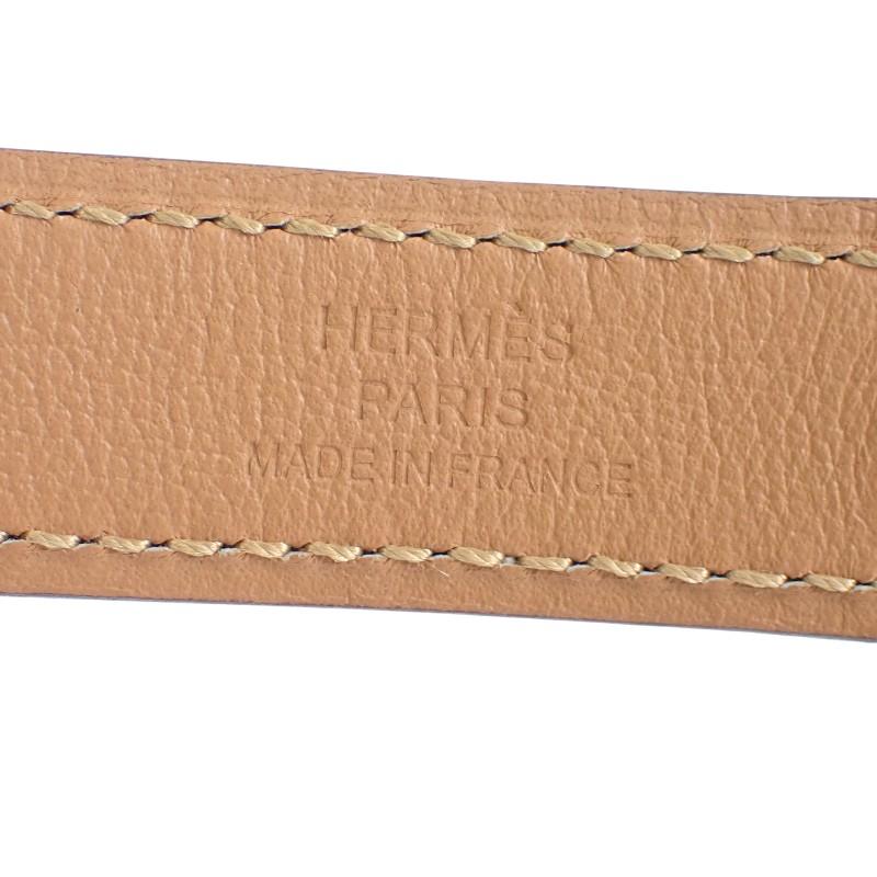 HERMES   belt beige/Etope Epsom Women