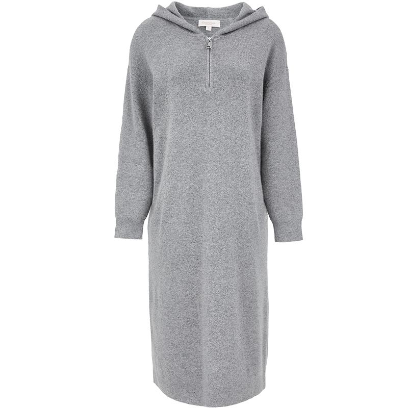 

VEROMODA 2025 Spring Hooded Knit Midi Dress S