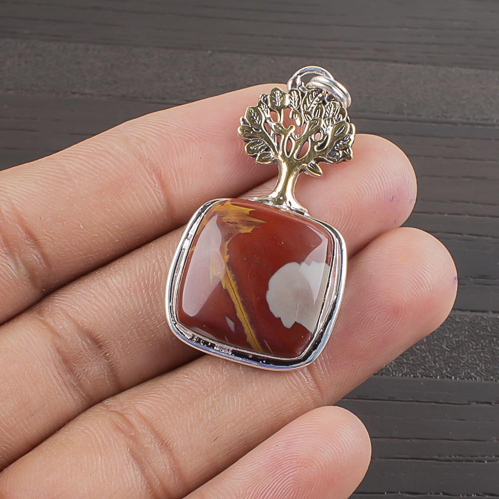 

Natural Noreena Jasper Gemstone 925 Sterling Silver Jewelry Pendant 1.64 AJP-2181