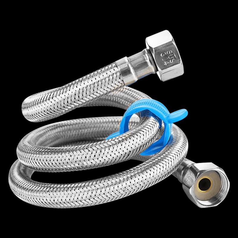 HESDICK GNJZ-7066 Stainless Steel Braided Hot & Cold Water Inlet Hose