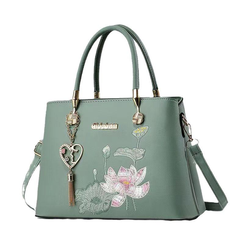Atmospheric dignified bag wind lotus handbag quality shoulder bag messenger bag