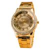 Fashion Trend Alloy Quartz Watch For Couples With Decorative Dial And Fold Clasp