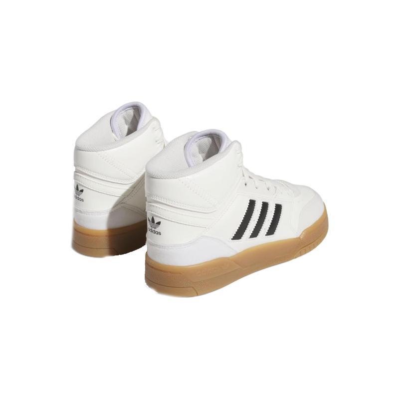Adidas Originals Drop Step Abrasion Resistant Mid top Kids' Skateboarding Shoes White Kids' Sneakers IF2717