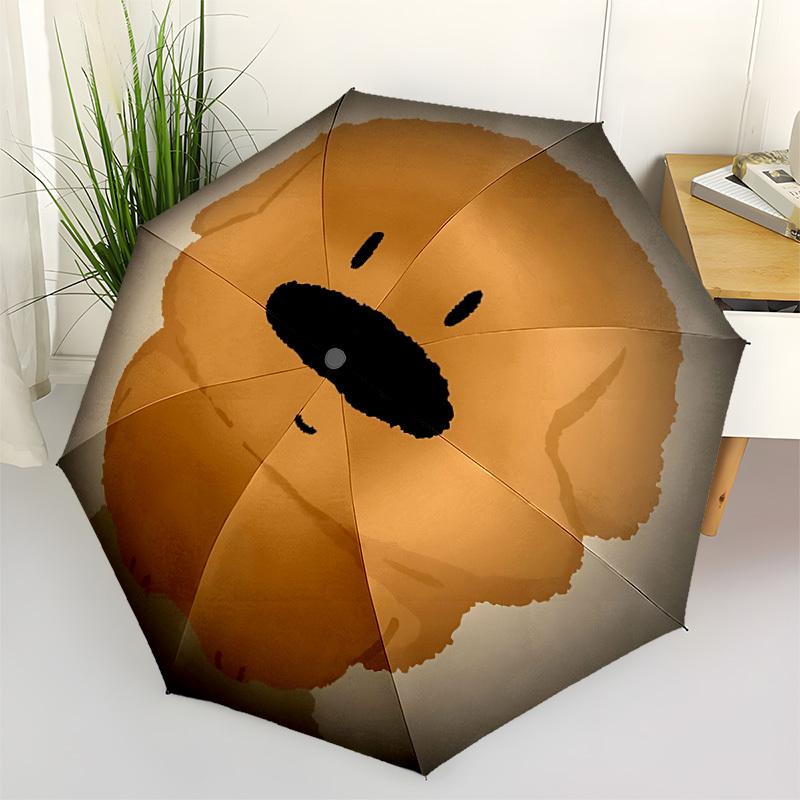 

1pc Puppy Open/Close Folding Umbrella, All- Portable Umbrella for & Men, Stylish Accessory (Holiday Gift) 8-Rib yy251213184