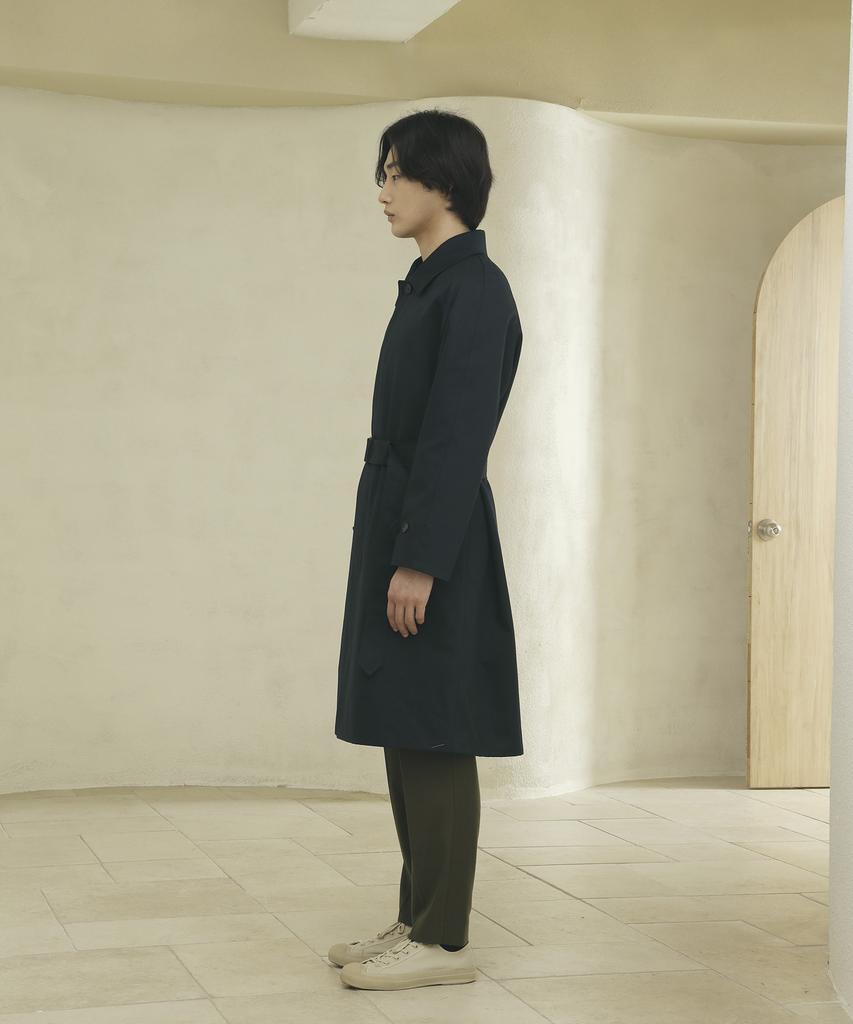 Fillchic Raglan Belted Coat (Navy)
