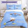 Haaland Customize With Your Name Bedding Set Breathable Duvet Cover With Pillowcases Decorative Bed Linen For Bedroom Home Decoration Birthday Gift