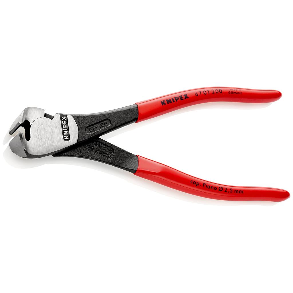 [KNIPEX] High Leverage End Cutting Nippers 200mm 6701-200