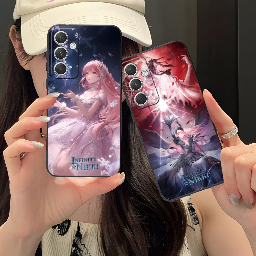 Infinity Nikki Mobile Smart Cell Phone Case for Samsung Galaxy S24 S23 S22 S21 S20 S10 S9 Plus FE Ultra Lite Black Cover Shell