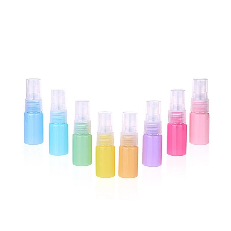 10ml Plastic Sprayer Bottle Small Fine Mist Spray Bottle PET Perfume Bottle for Travelling 1 mm&10 ml
