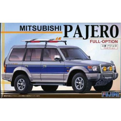 

1/24 scale Mitsubishi Pajero fully optional plastic model