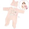 18" Soft Silicone Reborn Doll Clothes, 45cm DIY Girl's Realistic Doll Outfit.
