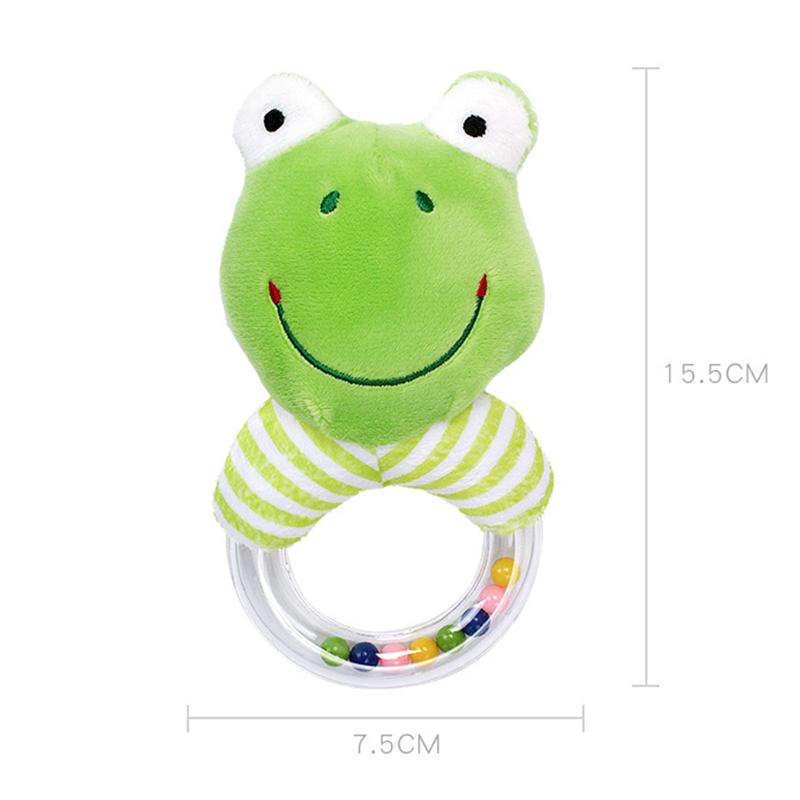 Rattles Animal Giraffe Baby Soft Stuffed Doll Teether Doll Cute Kids Infant Baby Teething Toys For Newborn Sensory Plush Toys