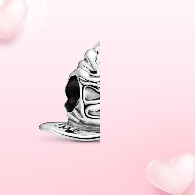 100% 925 Sterling Silver Přívěsek Millenium Falcon Falcon Přívěsek Fit Originální módní šperky Dámský náramek DIY dárek