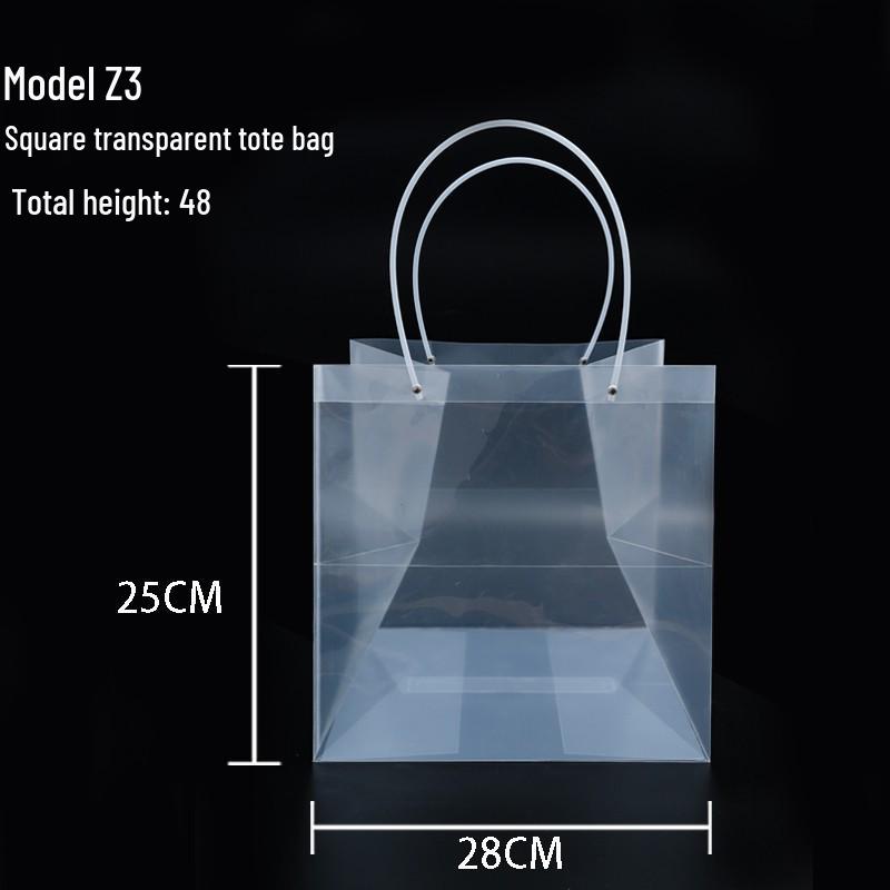 Macaron Flower Arrangement Tote - DIY Waterproof Paper Bag for Bouquets and Gift Packaging
