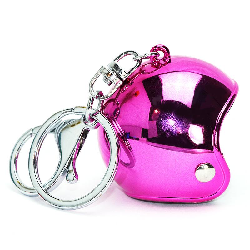 Colorful Exquisite Helmet Keychain & Bag Pendant with Wind-Breaking Duck Head